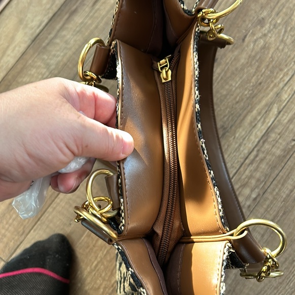 Fashionable Leopard Print large Canvas Tote bag - Picture 2 of 3